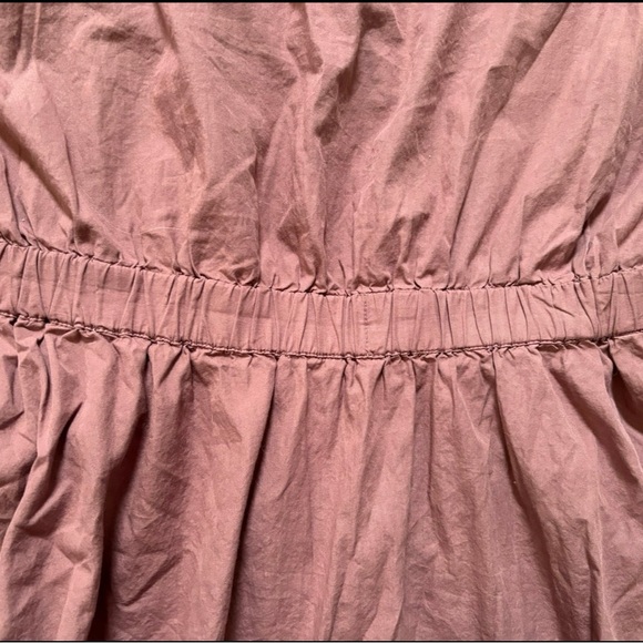 Free People Mauve Short Sleeve Cinched Waist Dress – Women’s XL - Picture 6 of 8